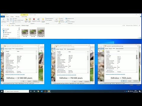 Comment trouver la définition d'une image sous Windows ?