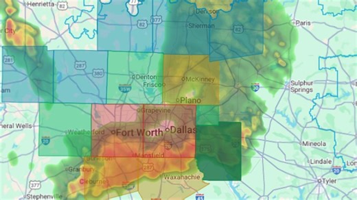 Outage tracker: More than 2,500 North Texans without power amid Saturday afternoon storms