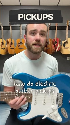 How Electric Guitar Pickups Work #beginnerguitar #guitar #guitartips #electricguitar #fender