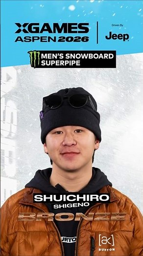 Shuichiro Shigeno Bronze Medal run in the Monster Energy Men's Snowboard Superpipe