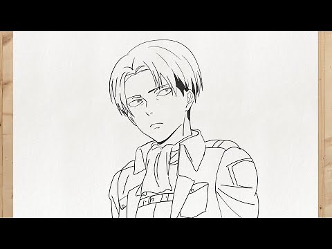 Comment dessiner LEVI ACKERMAN (L’Attaque des Titans) étape par étape, facilement et rapidement