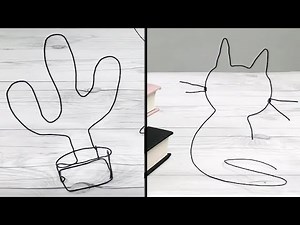 HOW TO MAKE WIRE SCULPTURES - EZPZ Ideas