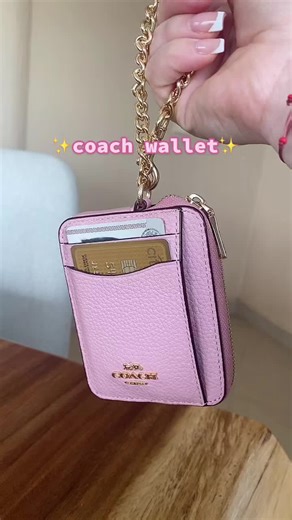 Pink Coach Wallet Review