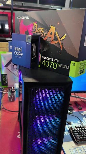 收工…生产力主机I9 14900K VKGL360水冷 阿斯加特1T AN4 ST4T 金士顿16G/6000X2 华硕Z790A吹雪 七彩虹战斧4070TI S 16G豪华版 金河田遇见 鑫谷GM850W凌镜4X4…