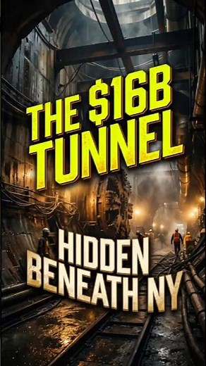 The $16 Billion Tunnel Hidden Beneath New York 😱