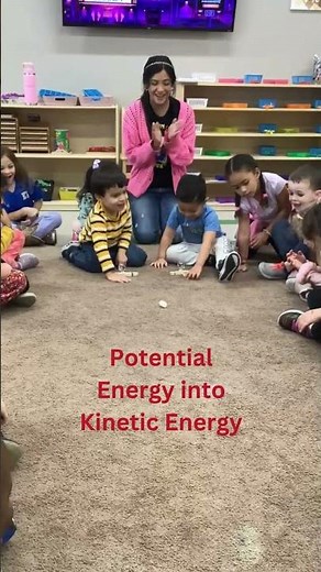 Fun Potential Energy into Kinetic Energy Experiment for Preschoolers