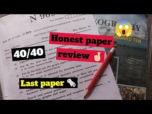 SSC geography Paper 2026 😞 | My Honest Review3️⃣ 10th Board geography Paper 😭 | Exam Day