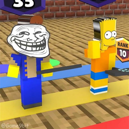 Snake and Bart Simpson with a math test challenge 😁👍