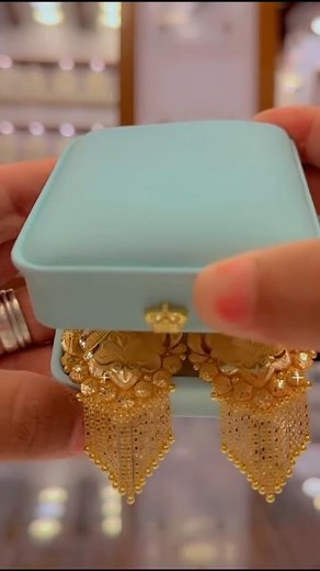 22k Gold Beautiful Earrings Designs Jewellery Collection