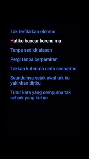 Mahalini - Sial (Karaoke Version) | Lagu Galau yang Mengekspresikan Rasa Kesal dan Kecewa
