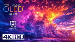 【4K HDR】极致艳丽色彩盛宴！超高清震撼画质｜视觉享受｜屏幕测试演示