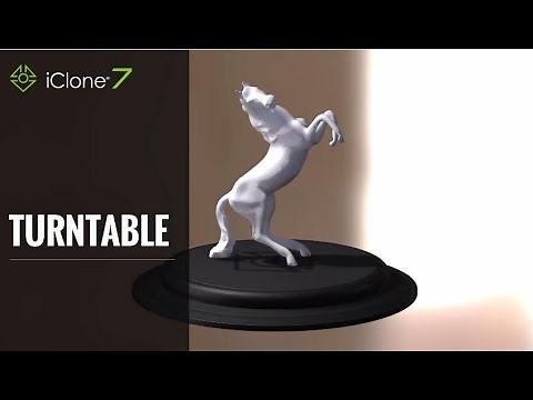 iClone 7 Functional Demo - Turntable Display