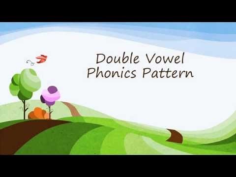 Double Vowel Phonics Pattern ai, ay, ea, ee, oa, oe, ui by Lynn Mallory