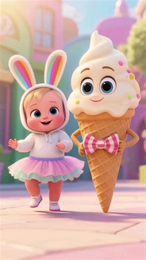 Delicious Ice Cream Adventures in Cartoon Style