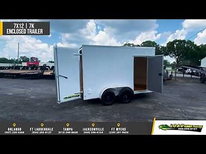 7x12 ENCLOSED Trailer offered by Load Runner Trailers