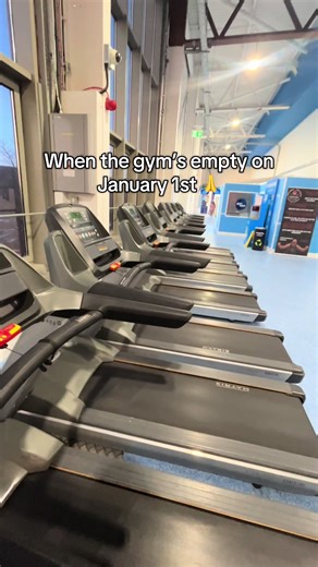 Empty Gym Experience on January 1st: A Satirical Look