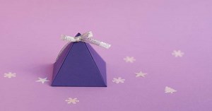 Emballage cadeau : la boîte pyramide