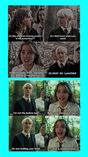 😂 Draco Got Caught Being Jealous! | Harry Potter Funny Meme Edit #HarryPotter #DracoMalfoy