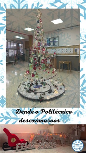 ¡O Nadal brilou CIFP Politécnico de Lugo! 🎄✨ Queremos darvos as grazas de corazón a tod@s pola vosa implicación e creatividade na decoración do noso centro. Grazas a vós, os corredores luciron cheos de ilusión e espírito colaborativo. 🤝🎨 Desexámosvos unhas moi felices festas e un merecido descanso. Agardámosvos de novo no ano 2026 coas enerxías renovadas e a mesma ilusión de sempre por seguir medrando xuntos. ¡Bo Nadal a tod@s! 🎅💫 #politecnicolugo #fpgalicia #eduxunta @eduxunta @Xunta de Ga