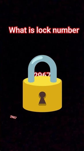 What is lock number?