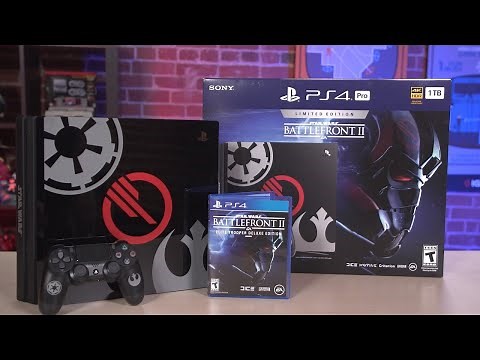 PS4 Pro Star Wars Battlefront 2 Edition Unboxing