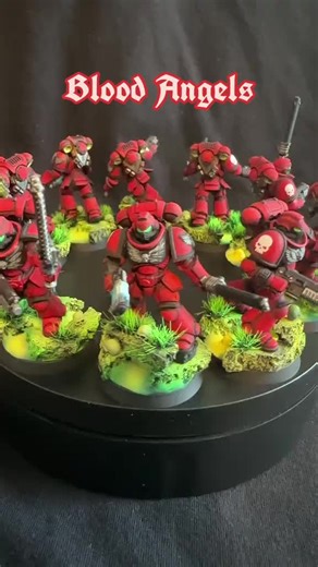 My First Attempt at Blood Angels Miniature Painting