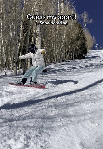 doubt you can tell 😋 #snowboarding #skiing #winter #mountainlife #skiergirl #womeninsports #utah #snow #guessmysport @Outdoor Research