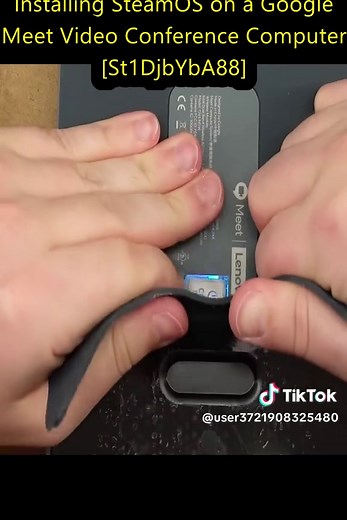 Install SteamOS on Google Meet Conference Computer