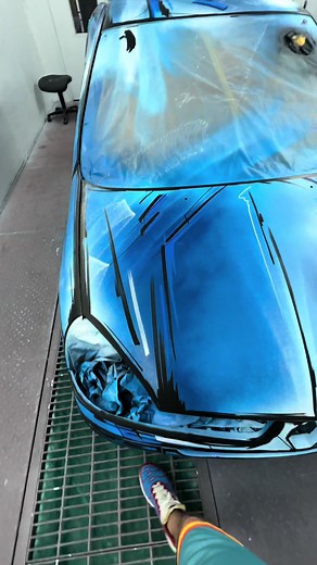 Custom Cartoon Car Artwork - Clio Art Car Design