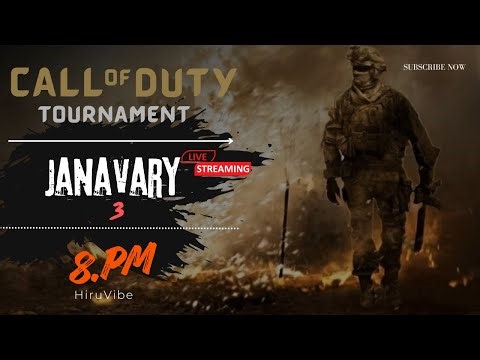 CALL OF DUTY TOURNAMENT LIVE 🔴 | January 3 | 8 PM | Intense COD Battles