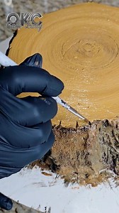Tree Stump Cake - Behind The Scenes! #cake #cakedecorating #bakery #art #food #cooking | OKC Cake Lady