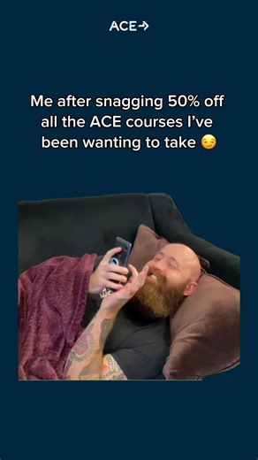 The ACE Black Friday Sale is here! 🔥 Up to 50% OFF Study Programs & Continuing Education 📅 Today – 11/30 Now’s the perfect time to take advantage of the savings and sharpen your skills. 👉 Tap the link to shop the sale! https://bit.ly/47KBJan | American Council on Exercise - ACE