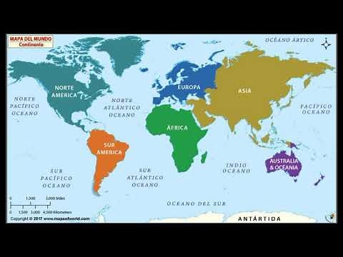 Los continentes y sus límites