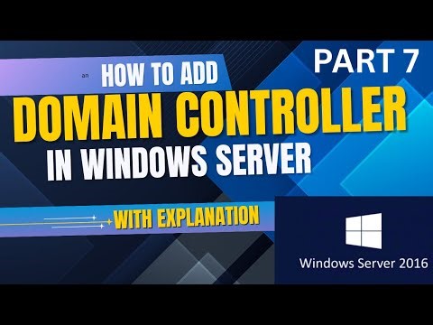 How to make a windows server domain controller? | PART 7 | ADDS | Active directory domain services