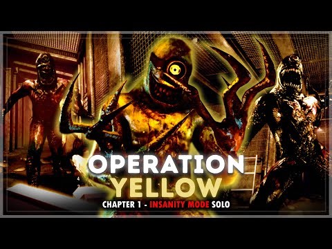 Operation Yellow - Chapter 1 - Insanity Mode Solo (Full Walkthrough) | Roblox