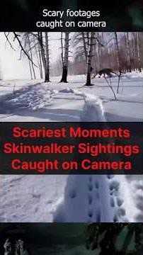 Scary Creature Caught on Camera That Will Give You Chills #creepy #cryptid #creature #Skinwalker