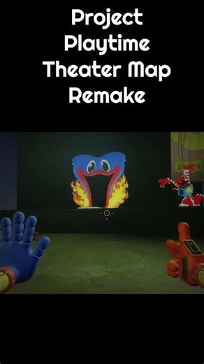Project Playtime Theater Map Remake Part 1 #poppyplaytime #projectplaytime #remake #huggywuggy