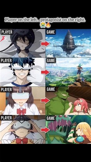 When the player enters the game... but the protagonist has to survive it