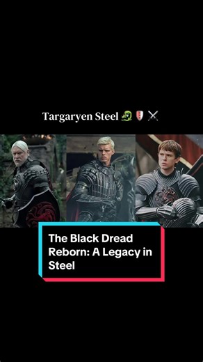The Black Dread Reborn: A Legacy in Steel 🐉🔥 Can we just take a second to appreciate the absolute menace of the Targaryen black plate? While the rest of Westeros is out here in shiny silver and muddy browns, the House of the Dragon decided that if they were going to go to war, they were going to look like the literal personification of Balerion’s breath. Drop your pick in the comments! 👇 #HouseOfTheDragon #Targaryen #FireAndBlood #GameOfThrones #aknightofthesevenkingdoms