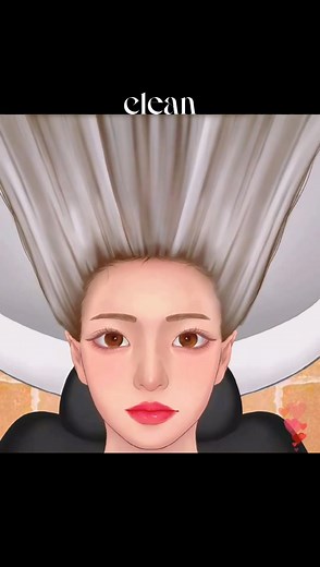 Remove acne and head lice from the hairline#health #animation #foryou #fyp