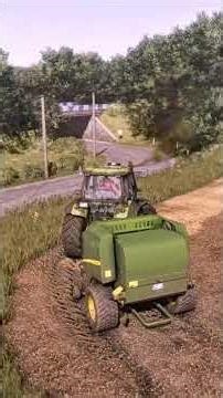 🌾🚜 PRESSAGE DE PAILLE D'ORGE AVEC LE DEUTZ AGROTRON 150 DANS LA NOUVELLE PARCELLE ! 🌾🚜 #shorts