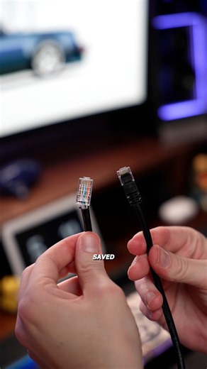 So you move into a new apartment, but the builders didn't cap the Ethernet wire that's in your wall. THIS is how you finish it and get those wall ports working. Ethernet or WiFi for gaming? #WIFI #ethernet #networking #tech #instatech #gaming | BaeWired