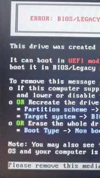 Cara Mengatasi ERROR: BIOS/LEGACY BOOT OF UEFI-ONLY MEDIA (MBR/GPT) Pada Windows Menggunakan Rufus!