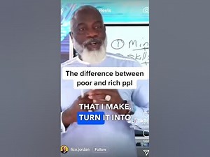 The difference between poor, middle class, and rich people is