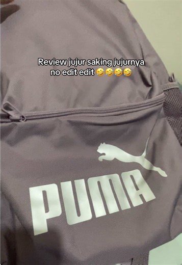 Review paling jujur ini wkkwkw #puma #backpack