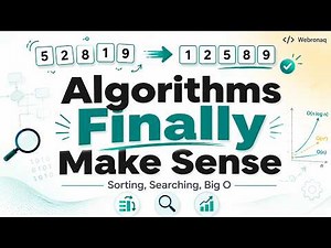 Sorting & Searching Algorithms Explained Simply