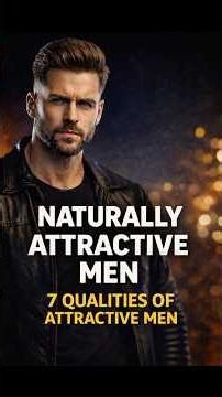 7 Qualities of a Naturally Attractive Man (No Looks, No Money) #selfmademan #psychologyfacts