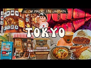 A Slow Day in Tokyo 🇯🇵 Shopping, Great Food, Cafes, Hidden Gems, Cherry Blossoms