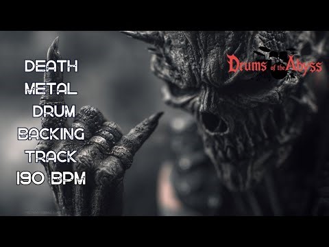 190 BPM Death Metal Drum Backing Track | Blistering Speed Drive | Royalty Free Drum Track