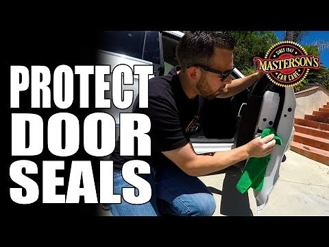 How To Detail & Protect Rubber Door Seal - Masterson's Car Care - Detailing Techniques
